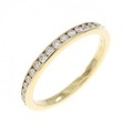 K18YG ダイヤモンド リング 0.19CT