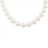 クラスプシルバー/シルバー アコヤパール ネックレス 8-8.5mm