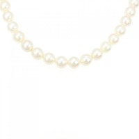 シルバークラスプ アコヤパール ネックレス 7.5-8mm