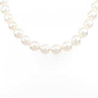 シルバークラスプ アコヤパール ネックレス 7.5-8mm