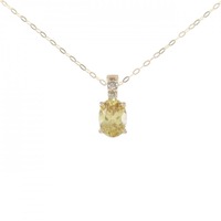 K18PG ジルコン ネックレス 1.00CT