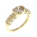 K18YG ダイヤモンド リング 1.00CT