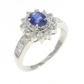 PT サファイヤ リング 0.40CT