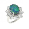 PT ブラックオパール リング 3.10CT