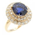 K18PG サファイヤ リング 2.393CT