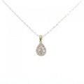 K18YG ダイヤモンド ネックレス 0.20CT
