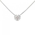 PT フラワー ダイヤモンド ネックレス 0.74CT