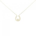 【リメイク】K18YG ダイヤモンド ネックレス 0.10CT