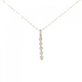 K18PG/K18YG ダイヤモンド ネックレス 0.30CT