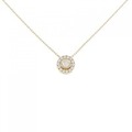 K18YG 2WAY ダイヤモンド ネックレス 0.32CT