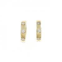 K18YG ダイヤモンド イヤリング 0.24CT
