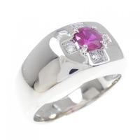 PT クロス ルビー リング 0.45CT