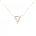 【リメイク】K18YG ダイヤモンド ネックレス 0.25CT