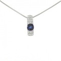 PT サファイヤ ネックレス 0.77CT