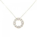 【リメイク】K18YG ダイヤモンド ネックレス 0.30CT