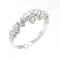 K18WG ダイヤモンド リング 0.29CT