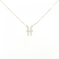 アーカー イニシャル ネックレス 0.07CT