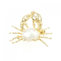 ポンテヴェキオ クラブ 淡水パール ブローチ
