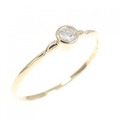 K18YG ダイヤモンド リング 0.08CT