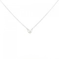 K18WG ダイヤモンド ネックレス 0.10CT