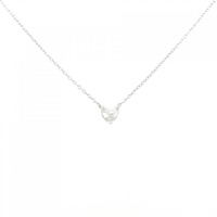 K18WG ダイヤモンド ネックレス 0.10CT