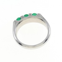 PT エメラルド リング 0.72CT