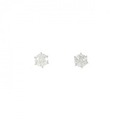 PT ソリティア ダイヤモンド ピアス 1.01CT