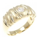 【リメイク】K18YG ダイヤモンド リング 0.205CT H SI2 Good