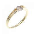 K18YG ダイヤモンド リング 0.30CT