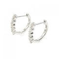 K18WG ダイヤモンド ピアス 0.250CT