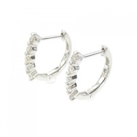 K18WG ダイヤモンド ピアス 0.250CT