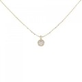 K14YG ダイヤモンド ネックレス 0.15CT