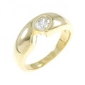 K18YG ダイヤモンド リング 0.34CT