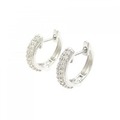K18WG ダイヤモンド ピアス 0.30CT