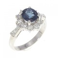 PT サファイヤ リング 1.284CT