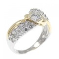 PT/K18YG ダイヤモンド リング 0.76CT