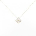 【リメイク】K18YG フラワー ダイヤモンド ネックレス 0.30CT