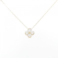 【リメイク】K18YG フラワー ダイヤモンド ネックレス 0.30CT