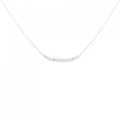 K18WG ダイヤモンド ネックレス 0.20CT