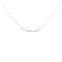 K18WG ダイヤモンド ネックレス 0.20CT