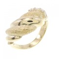 K18YG ダイヤモンド リング 0.10CT