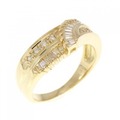 K18YG ダイヤモンド リング 0.30CT