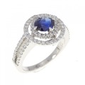 PT サファイヤ リング 0.89CT