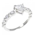PT ハート ダイヤモンド リング 0.544CT