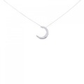 PT ムーン ダイヤモンド ネックレス 0.18CT