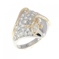 PT/K18YG ダイヤモンド リング 0.21CT