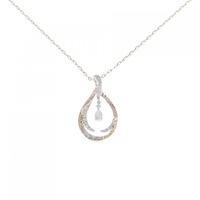 K18PG/K18WG ダイヤモンド ネックレス 0.18CT