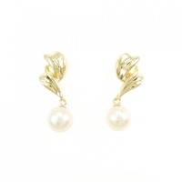 K18YG アコヤパール ピアス 5.4mm