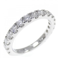 PT ハーフエタニティ ダイヤモンド リング 1.00CT