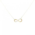 【リメイク】K18YG ダイヤモンド ネックレス 0.10CT